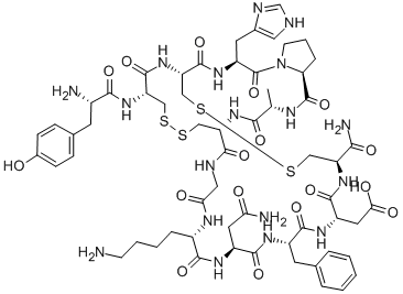 CAS 登录号：135190-31-7， 1-L-酪氨酸-4-L-组氨酸-9-L-赖氨酸-10-L-天冬氨酰胺-11-L-苯丙氨酸-12-L-天冬氨酸-芋螺毒素GI