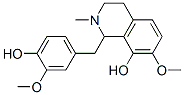 CAS#: 135213-48-8, (1S)-1-[(4-Hydroxy-3-Methoxyphenyl)Methyl]-7-Methoxy-2-Methyl-3,4-Dihydro-1H-Isoquinolin-8-Ol