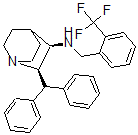 CAS 登录号:135330-43-7, 3-(2-三氟甲基苄基氨基)-2-二苯甲基奎宁环