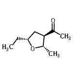 CAS 登录号：135367-31-6， 1-[(2S,3R,5R)-5-乙基-2-甲基四氢-3-呋喃基]乙酮