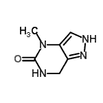 CAS 登录号：135376-98-6， 4-甲基-2,4,6,7-四氢-5H-吡唑并[4,3-d]嘧啶-5-酮