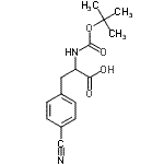 CAS#: 135414-03-8, 4-Cyano-N-{[(2-Methyl-2-Propanyl)Oxy]Carbonyl}Phenylalanine