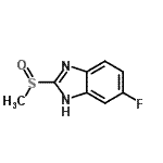 CAS#: 135429-81-1, 5-Fluoro-2-(Methylsulfinyl)-1H-Benzimidazole