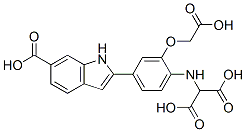 CAS#: 135446-92-3, 2-[4-(Bis(Carboxymethyl)Amino)-3-(Carboxymethyloxy)Phenyl]-1H-Indole-6-Carboxylic Acid