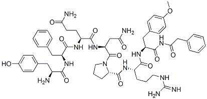 CAS#: 135447-36-8, O-Methyl-N-(Phenylacetyl)-D-Tyrosyl-L-Phenylalanyl-L-Glutaminyl-L-Asparaginyl-L-Arginyl-L-Prolyl-L-Arginyl-L-Tyrosinamide