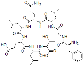 CAS 登录号：135467-95-7， 苯丙氨酰-甘氨酰-亮氨酰-谷氨酰胺酰-亮氨酰-谷氨酰-亮氨酰-苏氨酸
