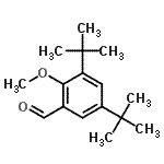 CAS#: 135546-15-5, 2-Methoxy-3,5-Bis(2-Methyl-2-Propanyl)Benzaldehyde