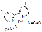 CAS#: 135568-20-6, (4,4'-Dimethyl-2,2'-bipyridyl-N,N')bis(isocyanto)platinum(II)