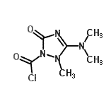 CAS#: 135633-83-9, 3-(Dimethylamino)-2-Methyl-5-Oxo-2,5-Dihydro-1H-1,2,4-Triazole-1-Carbonyl Chloride