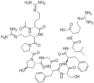 CAS#: 135705-19-0, Acetyl-arg-3-hyp-7-phe-8-leu-bradykinin