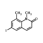 CAS#: 135715-93-4, 6-Iodo-1,8-Dimethyl-2(1H)-Quinolinone