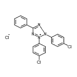 CAS 登录号:135788-08-8, 2,3-二(4-氯苯基)-5-苯基-2H-四唑-3-鎓氯化物