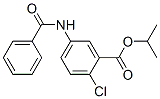CAS 登录号:135813-46-6, 5-(苯甲酰基氨基)-2-氯-苯甲酸 1-甲基乙基酯