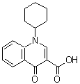 CAS#: 135906-00-2, 1-Cyclohexyl-4-Oxo-1,4-Dihydro-3-Quinolinecarboxylic Acid
