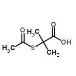 CAS#: 135937-96-1, 2-(Acetylsulfanyl)-2-Methylpropanoic Acid