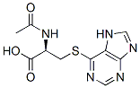 CAS 登录号：136039-99-1， (2R)-2-乙酰氨基-3-(7H-嘌呤-6-基硫基)丙酸