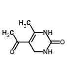 CAS 登录号：136231-40-8， 5-乙酰基-6-甲基-3,4-二氢-2(1H)-嘧啶酮