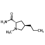 CAS 登录号：13626-55-6， (4R)-1-甲基-4-丙基-L-脯氨酰胺