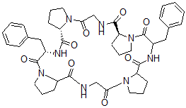CAS#: 136314-94-8, Cyclo(glycyl-L-prolyl-L-phenylalanyl-L-prolylglycyl-L-prolyl-L-phenylalanyl-L-prolyl)