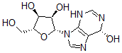 CAS 登录号：136315-04-3， (2R,3R,4S,5R)-2-[(6R)-6-羟基-3,6-二氢嘌呤-9-基]-5-(羟基甲基)四氢呋喃-3,4-二醇