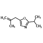 CAS#: 136386-25-9, 2-Isopropyl-5-(2-Methyl-2-Propen-1-Yl)-1,3-Oxazole