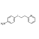 CAS#: 136401-56-4, 4-{[2-(2-Pyridinyl)Ethyl]Sulfanyl}Aniline