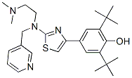 CAS 登录号：136468-89-8， 2,6-二叔丁基-4-[2-(2-二甲基氨基乙基-(吡啶-3-基甲基)氨基)-1,3-噻唑-4-基]苯酚