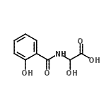 CAS#: 136492-94-9, Hydroxy[(2-Hydroxybenzoyl)Amino]Acetic Acid