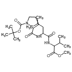 CAS#: 13650-75-4, Methyl 1-{[(2-Methyl-2-Propanyl)Oxy]Carbonyl}Prolylleucylvalinate