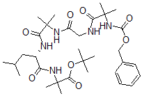 CAS#: 136687-69-9, Tert-Butyl 2-Methyl-2-[[(2S)-4-Methyl-2-[[2-Methyl-2-[[2-[[2-Methyl-2-(Phenylmethoxycarbonylamino)Propanoyl]Amino]Acetyl]Amino]Propanoyl]Amino]Pentanoyl]Amino]Propanoate