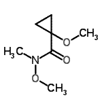 CAS#: 136732-30-4, N,1-Dimethoxy-N-Methylcyclopropanecarboxamide