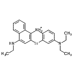CAS#: 136825-97-3, 9-(Diethylamino)-5-(ethylamino)-Benzo[a]phenoselenazin-7-ium chloride