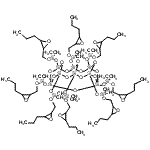 CAS 登录号：136864-48-7， 1,3,5,7,9,11,13,15-八({二甲基[(3-丙基-2-环氧乙烷基)甲氧基]硅烷基}氧基)五环[7.7.1.1<sup>3,7</sup>.1<sup>5,13</sup>.1<sup>11,15</sup>]八硅氧烷