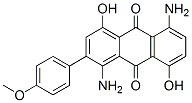 CAS#: 13698-89-0, 1,5-Diamino-4,8-Dihydroxy-2-(4-Methoxyphenyl)Anthraquinone