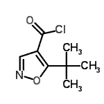 CAS#: 136995-27-2, 5-(2-Methyl-2-Propanyl)-1,2-Oxazole-4-Carbonyl Chloride