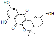 CAS#: 137109-44-5, (4aS,12bR)-8,10-Dihydroxy-2-(Hydroxymethyl)-5,5-Dimethyl-3,4,4a,12b-Tetrahydronaphtho[3,2-c]Isochromene-7,12-Dione