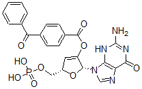 CAS#: 137154-74-6, [(2R,5S)-2-(2-Amino-6-Oxo-3H-Purin-9-Yl)-5-(Phosphonooxymethyl)-2,5-Dihydrofuran-3-Yl] 4-(Benzoyl)Benzoate