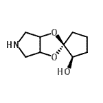 CAS#: 137157-11-0, (2R)-Tetrahydro-3A'h-Spiro[Cyclopentane-1,2'-[1,3]Dioxolo[4,5-c]Pyrrol]-2-Ol