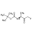 CAS#: 137186-70-0, 2-Methyl-2-Propanyl [(2S)-4-Fluoro-3-Oxo-2-Butanyl]Carbamate