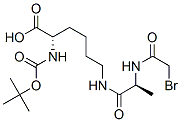 CAS#: 137233-78-4, (2S)-6-[3-[(2-Bromoacetyl)Amino]Propanoylamino]-2-[(2-Methylpropan-2-Yl)Oxycarbonylamino]Hexanoic Acid