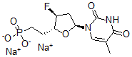 CAS#: 137248-58-9, Disodium 1-[(2S,4S,5R)-4-Fluoro-5-(2-Phosphonatoethyl)Oxolan-2-Yl]-5-Methylpyrimidine-2,4-Dione