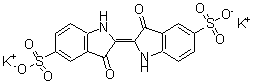 CAS#: 13725-33-2, Dipotassium (2E)-3-Oxo-2-(3-Oxo-5-Sulfonato-1,3-Dihydro-2H-Indol-2-Ylidene)-5-Indolinesulfonate
