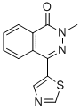 CAS 登录号：137382-10-6， 2-甲基-4-(1,3-噻唑-5-基)酞嗪-1-酮