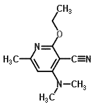 CAS 登录号：137440-90-5， 4-(二甲基氨基)-2-乙氧基-6-甲基烟腈