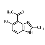 CAS#: 137538-57-9, 1-(5-Hydroxy-2-Methyl-1H-Benzimidazol-4-Yl)Ethanone