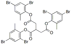 CAS 登录号:137656-90-7, 1,2,3-三(2,4-二溴-6-甲基苯基)丙烷-1,2,3-三羧酸酯