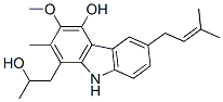 CAS#: 137767-82-9, 1-(2-Hydroxypropyl)-3-Methoxy-2-Methyl-6-(3-Methylbut-2-Enyl)-9H-Carbazol-4-Ol