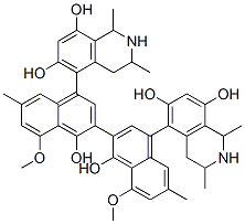 CAS#: 137893-48-2, 5-[3-[4-(6,8-Dihydroxy-1,3-Dimethyl-1,2,3,4-Tetrahydroisoquinolin-5-Yl)-1-Hydroxy-8-Methoxy-6-Methylnaphthalen-2-Yl]-4-Hydroxy-5-Methoxy-7-Methylnaphthalen-1-Yl]-1,3-Dimethyl-1,2,3,4-Tetrahydroisoquinoline-6,8-Diol