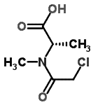 CAS 登录号：138062-74-5， N-(氯乙酰基)-N-甲基-L-丙氨酸