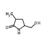 CAS 登录号：138078-58-7， 5-(羟基甲基)-3-甲基-2-吡咯烷酮